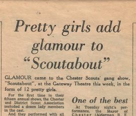 Article from 1969 about girls being in the show for the first time